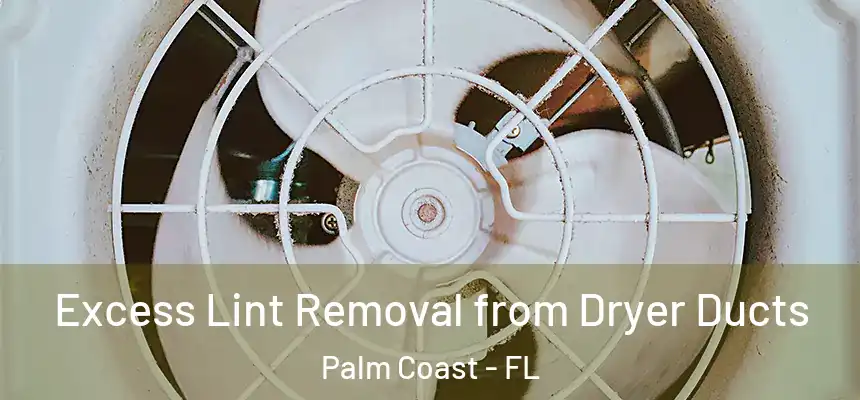 Excess Lint Removal from Dryer Ducts Palm Coast - FL